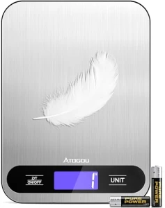 Digital Kitchen Scale with Full View LCD Display — Kitchen Gadgets, Atogou