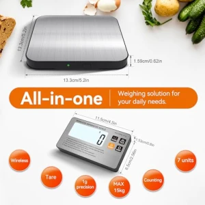 Wireless Separated Food Scale — Kitchen Gadgets, SHGMEET