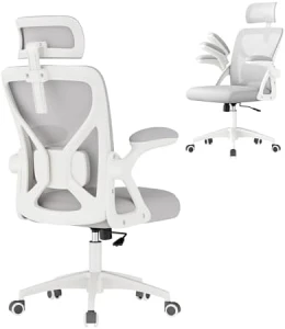 Ergonomic Mesh Office Chair with Adjustable Lumbar Support and Headrest — Smart Chairs, VASAGLE