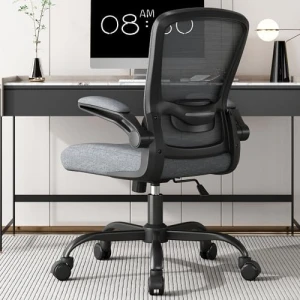 Ergonomic Office Chair with Flip-up Armrests & 135° Recline — Smart Chairs, Mimoglad