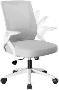 Office Chair with Flip-up Armrests, Ergonomic Computer Desk Chair with Adaptive Lumbar Support & Breathable Mesh — Smart Chairs, COMHOMA