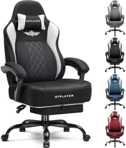 Big and Tall Gaming Chair with Footrest — Smart Chairs, GTPLAYER