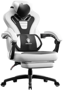 Fabric Gaming Chair with Footrest — Smart Chairs, Dowinx