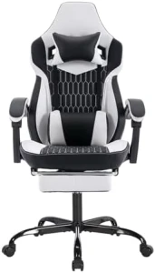 Gaming Chair with Massage and Footrest — Smart Chairs, Generic
