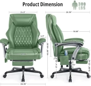 Massage Office Chair with Heat & Footrest — Massage Chairs, Xiuyu
