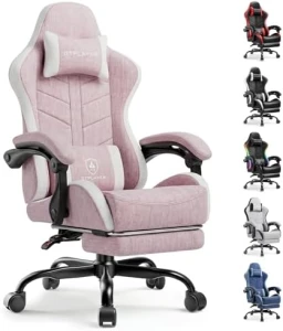 RGB Gaming Chair with Footrest — Smart Chairs, GTPLAYER