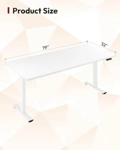 Electric Standing Desk 79 x 32 Inches — Standing Desk, SANODESK