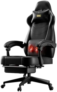 Ergonomic Gaming Chair with Massage and Heat — Smart Chairs, QXC