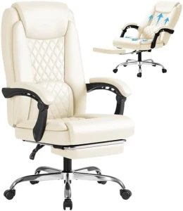 Office Chair with Footrest Ergonomic High Back Executive Computer Desk Chair — Smart Chairs, Furmax