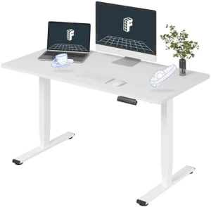 3-Stage Dual Motor Electric Standing Desk 55 x 28 — Standing Desk, FLEXISPOT