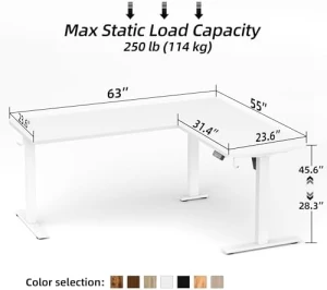 L Shaped Standing Desk — Standing Desk, TIQLAB