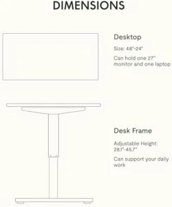 Solid Wood Standing Desk — Standing Desk, FLEXISPOT