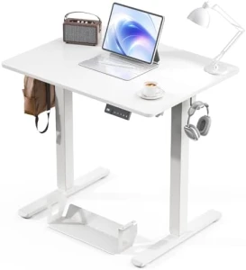 Standing Desk Height Adjustable Small Electric Sit Stand Desk — Standing Desk, Kingant