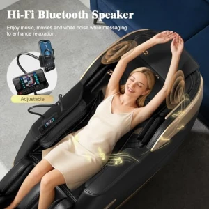 4D Massage Chair Full Body, Zero Gravity SL-Track Shiatsu Massage Recliner with Body Scan, AI Control, Heating, Airbags,... — Massage Chairs, YONISEE