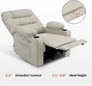Zero Gravity Power Recliner with Heat and Massage — Massage Chairs, MCombo