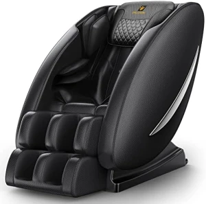 Full Body Massage Chair Recliner with Zero Gravity, Heat Therapy & Air Compression — Massage Chairs, GDFStudio
