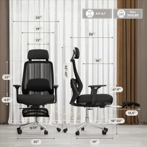 Massage Office Chair with Footrest — Massage Chairs, FLEXISPOT