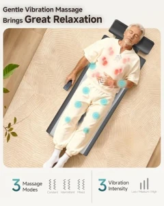 Shiatsu Back Massage Mat with Heat & Vibration — Massage Chairs, Snailax