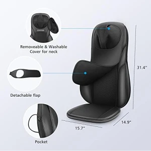 Shiatsu Back Massager with Heat — Massage Chairs, COMFIER