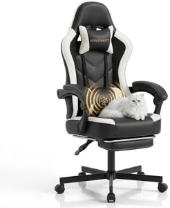 High Back Ergonomic Desk Gaming Chair with Footrest and Lumbar Support — Smart Chairs, Kslysuty