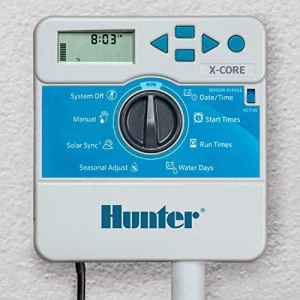 Indoor Sprinkler Timer, 4 Zone Irrigation Controller — Irrigation System, Hunter Industries