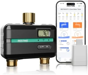 Smart Sprinkler Timer with Flow Meter — Irrigation System, Restmo