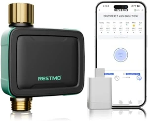 Smart Sprinkler Timer with Flow Meter — Irrigation System, Restmo
