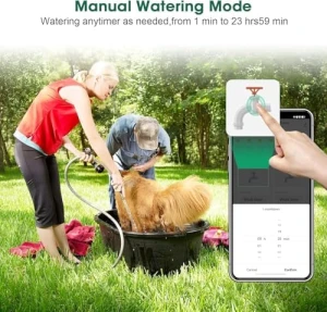 Smart Water Hose Timer Sprinkler Timer with 2 Outlet — Irrigation System, Insoma