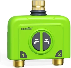 WiFi Water Timer for Garden Hose, 2 Zone, RainPoint