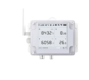 GS1-AETH1RS + Soil Temperature Moisture Probe Ethernet Thermometer Hygrometer, WiFi Temperature Humidity Sensor, Digital... — Soil Moisture Sensor, UbiBot