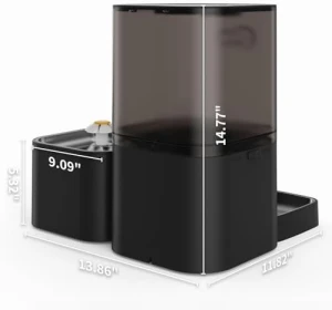 2.4GHz WiFi Automatic Cat Feeder and Water Fountain — Automatic Pet Feeder, DOEL