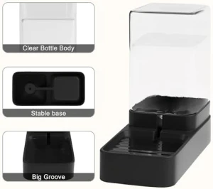 Automatic Cat Feeder and Water Dispenser Set with Pet Food Bowl — Automatic Pet Feeder, Wefeedy