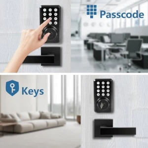 Keyless Entry Door Lock with Handle Set — Smart Lock, XIANJU