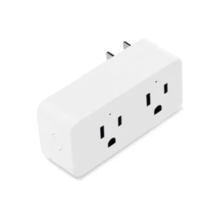 16A WiFi Dual Smart Outlet Plug with 2 Independent Control Sockets — Smart Plug, RODOT