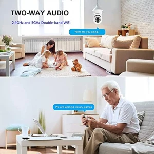 360 Degree Security Cameras Wireless Outdoor — Security Camera, KOWVOWZ