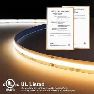 CCT COB LED Strip Light Tunable White — LED Strip Lights, MIWISE