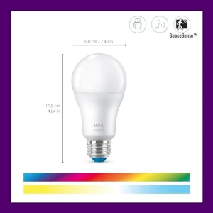Connected 100W A19 LED Smart Light Bulbs Color - E26 Smart Bulb — Smart Light Bulb, WiZ Connected