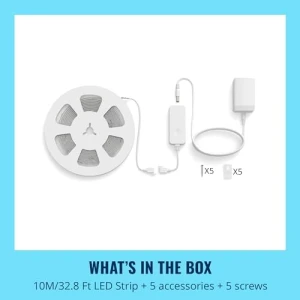 Connected 32.8 ft LED Light Strip — LED Strip Lights, WiZ Connected