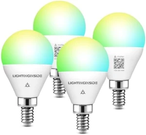 E12 Matter Smart Light Bulbs 4-Pack — Smart Light Bulb, Lightinginside