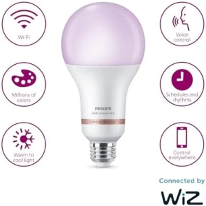 Smart 150W A23 LED Light Bulbs 4-Pack — Smart Light Bulb, Philips