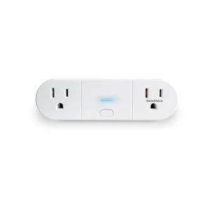 SmartVoice 2-in-1 Dual Smart Plug Outlet — Smart Plug, Emerson