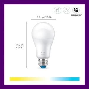 Connected 100W A19 LED Smart Light Bulbs Tunable White 3-Pack — Smart Light Bulb, WiZ Connected