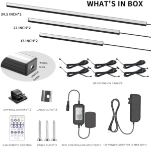 RGB+IC LED Recessed Lighting Kit Wall Panel Lights — LED Strip Lights, SHUNLEE