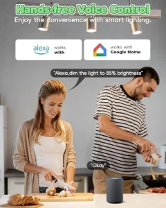 Upgraded Smart WiFi MR16 LED Bulbs Dimmable, RGBW Color Changing, GU5.3 Bi-pin Base — Smart Light Bulb, Makergroup