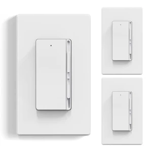 Digital Slide Dimmer Light Switch with Wallplate — Smart Switch, ELEGRP