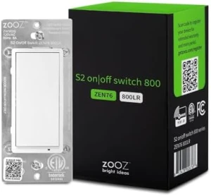 Z-Wave Long Range S2 Dimmer Switch — Smart Switch, ZOOZ
