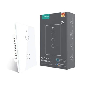 2nd Generation WiFi RF433 Smart Touch Wall Single Fire Smart Switch — Smart Switch, MoesGo