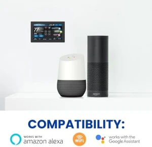 Wi-Fi Programmable Color Touchscreen Thermostat with IAQ Control — Smart Thermostat, AprilAire