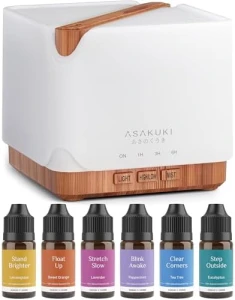Essential Oil Diffuser with 6 Oil Set — Essential Oil Diffuser, ASAKUKI
