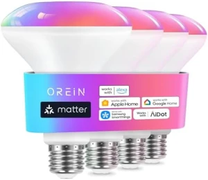 Matter BR30 Smart Light Bulbs — Smart Light Bulb, OREiN